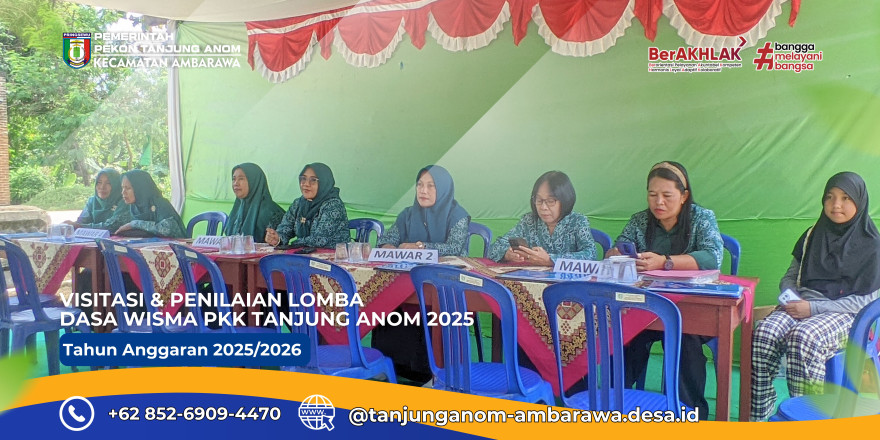 Visitasi dan Penilaian Lomba Dasa Wisma oleh PKK kecamatan Ambarawa